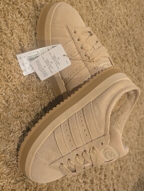 adidas Platform Samba Suede Sneakers - Beige